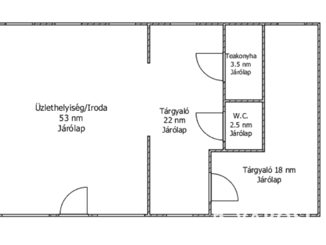 SALGÓ CENTERBEN 110 nm üzlethelyiség kiadó!