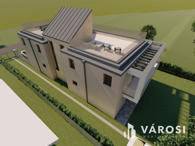 Panorámás luxusingatlan Siófok új építésű lakóparkjában