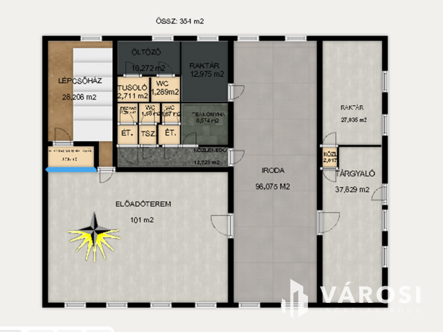 Vásárhelyen az ipariparkban,