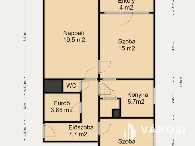 Belvárosi lakás kivitelezői csapattal együtt!
